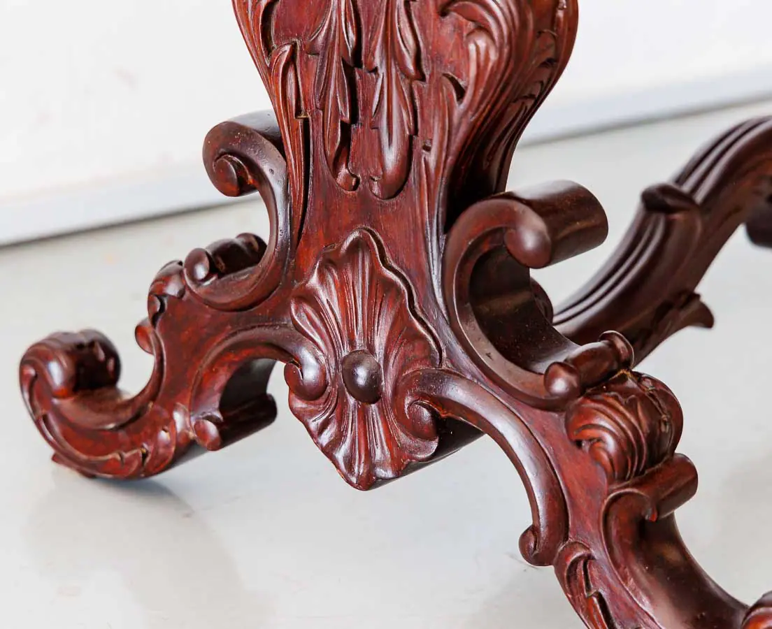 Antique Centre Tables - British Colonial Mahogany Centre Table - The Past Perfect Collection - Singapore
