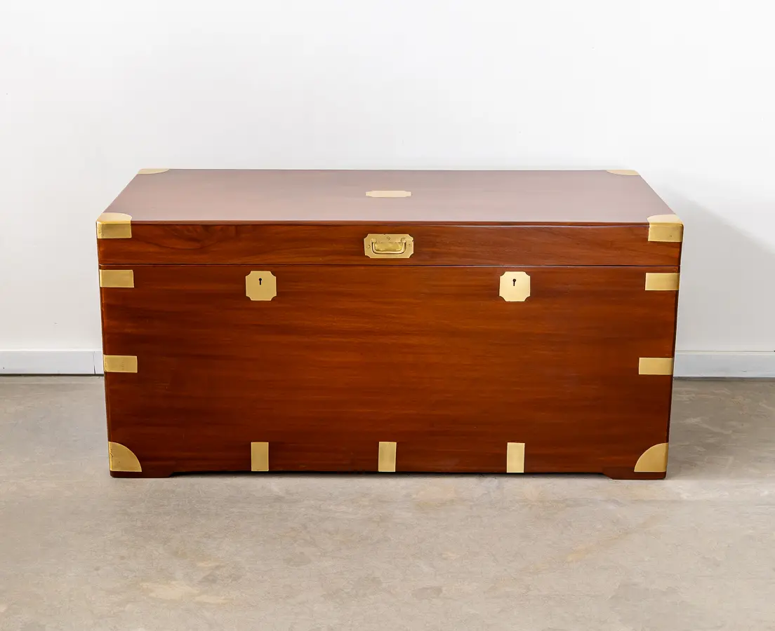 Camphor Chest with Brass