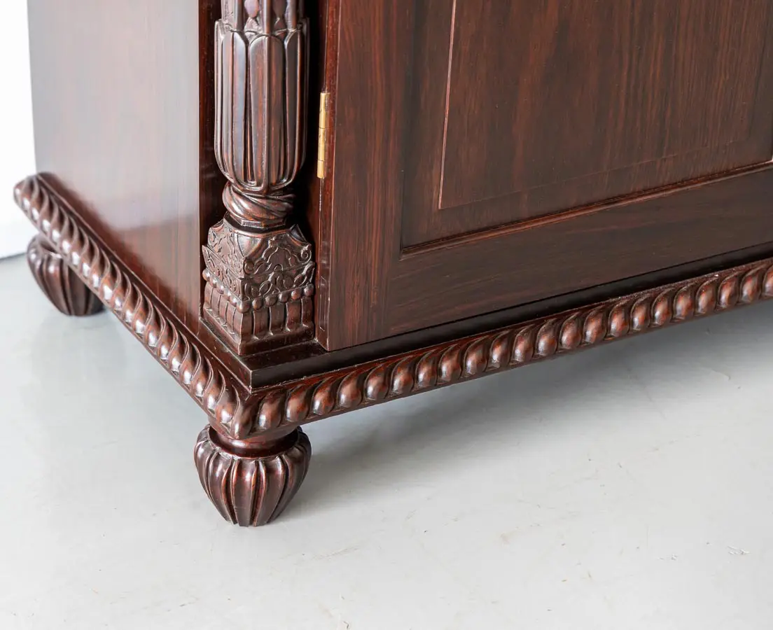 Antique Cupboards - British Colonial Rosewood Almirah - The Past Perfect Collection - Singapore