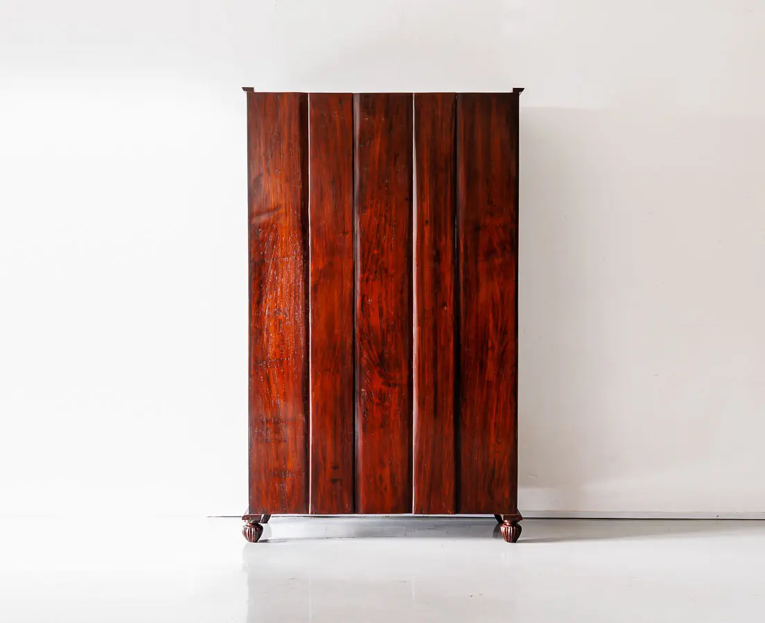Antique Cupboards - British Colonial Rosewood Almirah - The Past Perfect Collection - Singapore