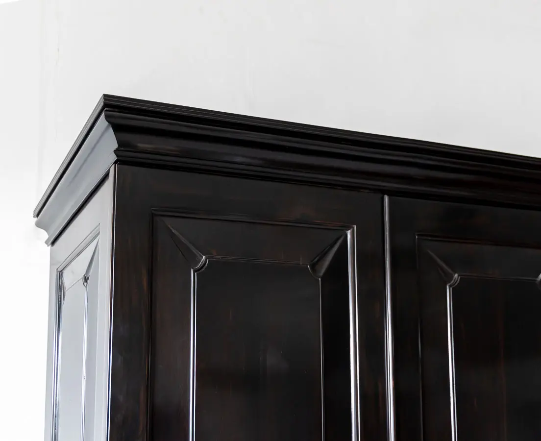 Antique Cupboards - Portuguese Colonial Ebony Cupboard on Stand - The Past Perfect Collection - Singapore