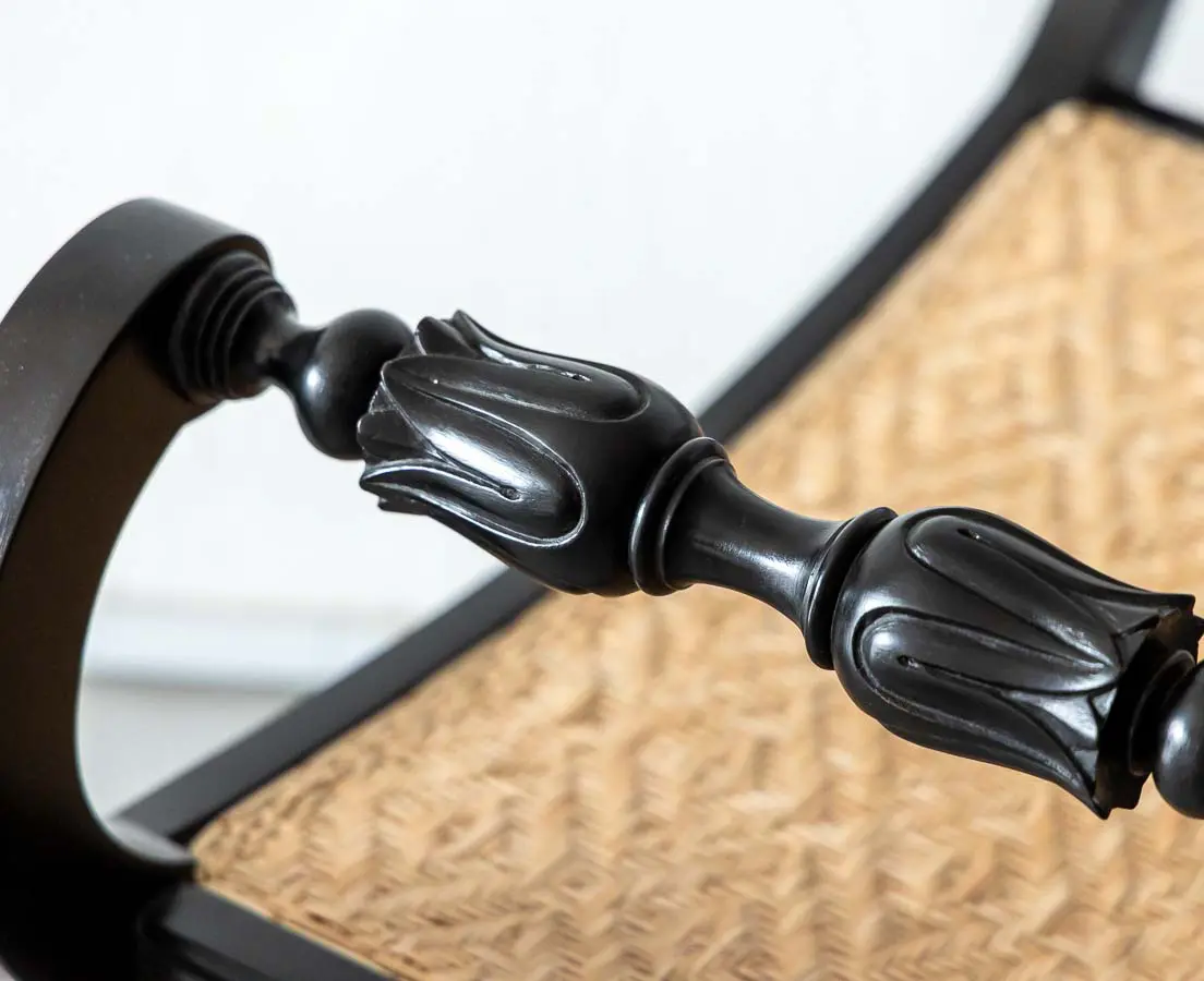 British Colonial Ebony Stools - The Past Perfect Collection - Singapore