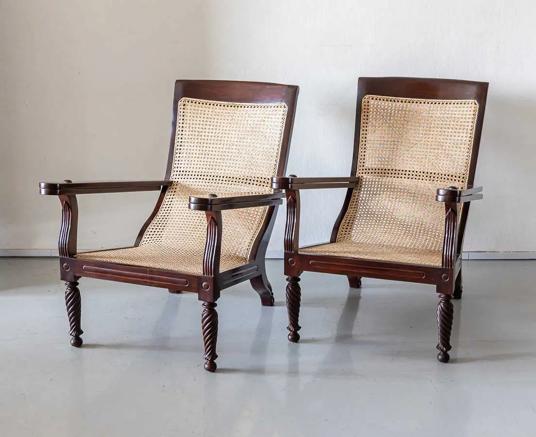 British Colonial Planter's Chairs - The Past Perfect Collection Singapore