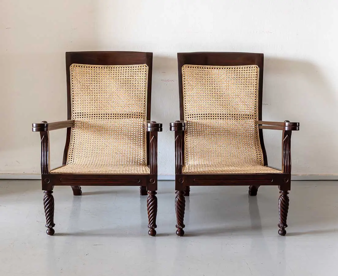 British Colonial Planter's Chairs - The Past Perfect Collection Singapore