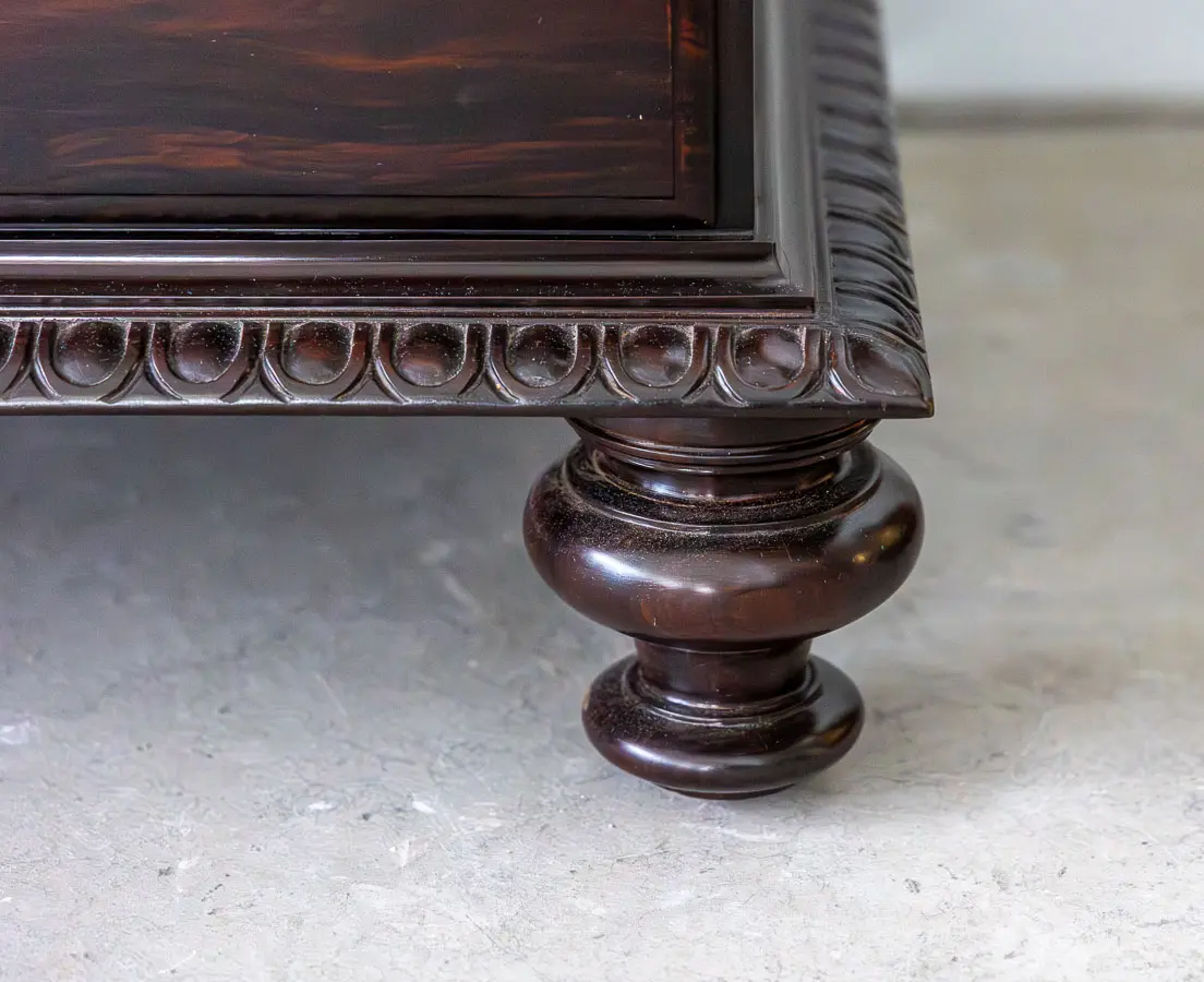 British Colonial Rosewood Secretaire Chest of Drawers - The Past Perfect Collection Singapore