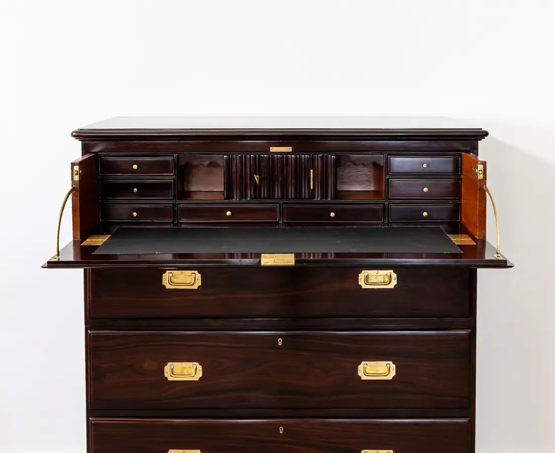 Rosewood Secretaire Chest of Drawers