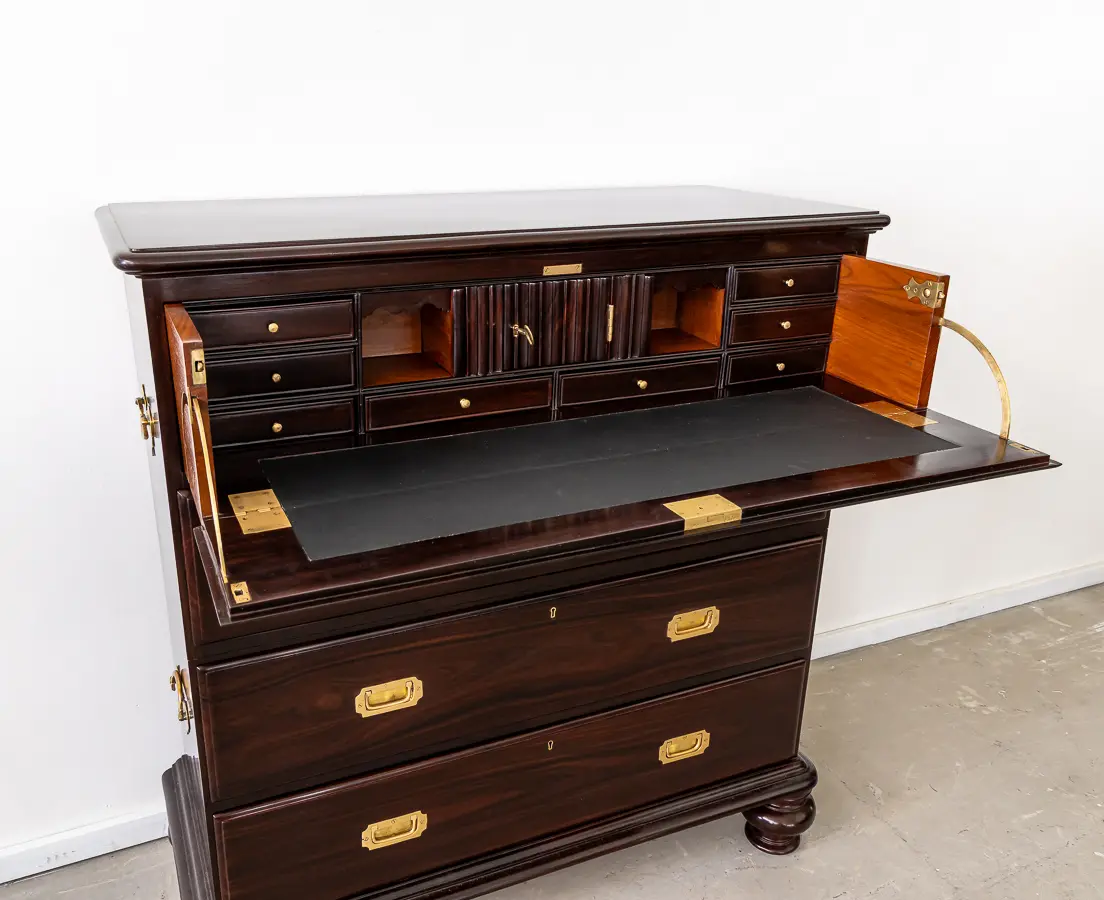 Rosewood Secretaire Chest of Drawers