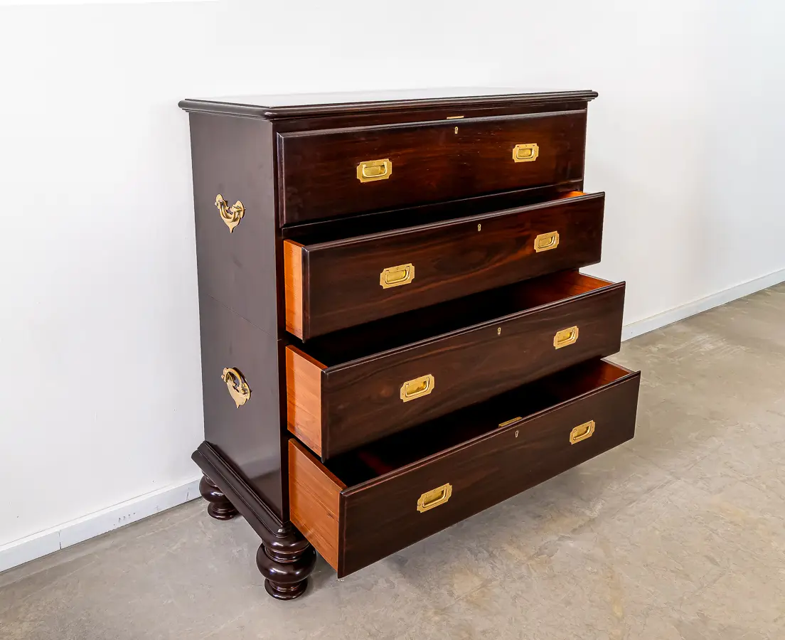 Rosewood Secretaire Chest of Drawers