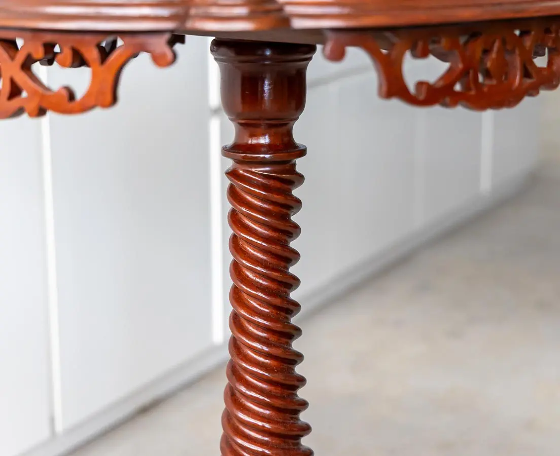 Pair of British Colonial Mahogany Side Tables - The Past Perfect Collection - Singapore