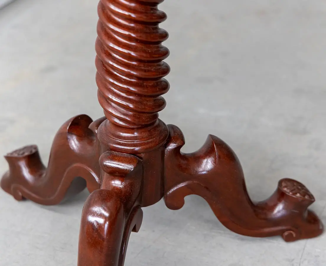 Pair of British Colonial Mahogany Side Tables - The Past Perfect Collection - Singapore