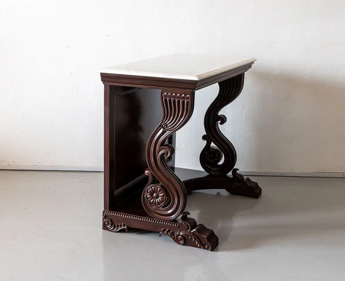Antique Mahogany Console Table - The Past Perfect Collection - Singapore