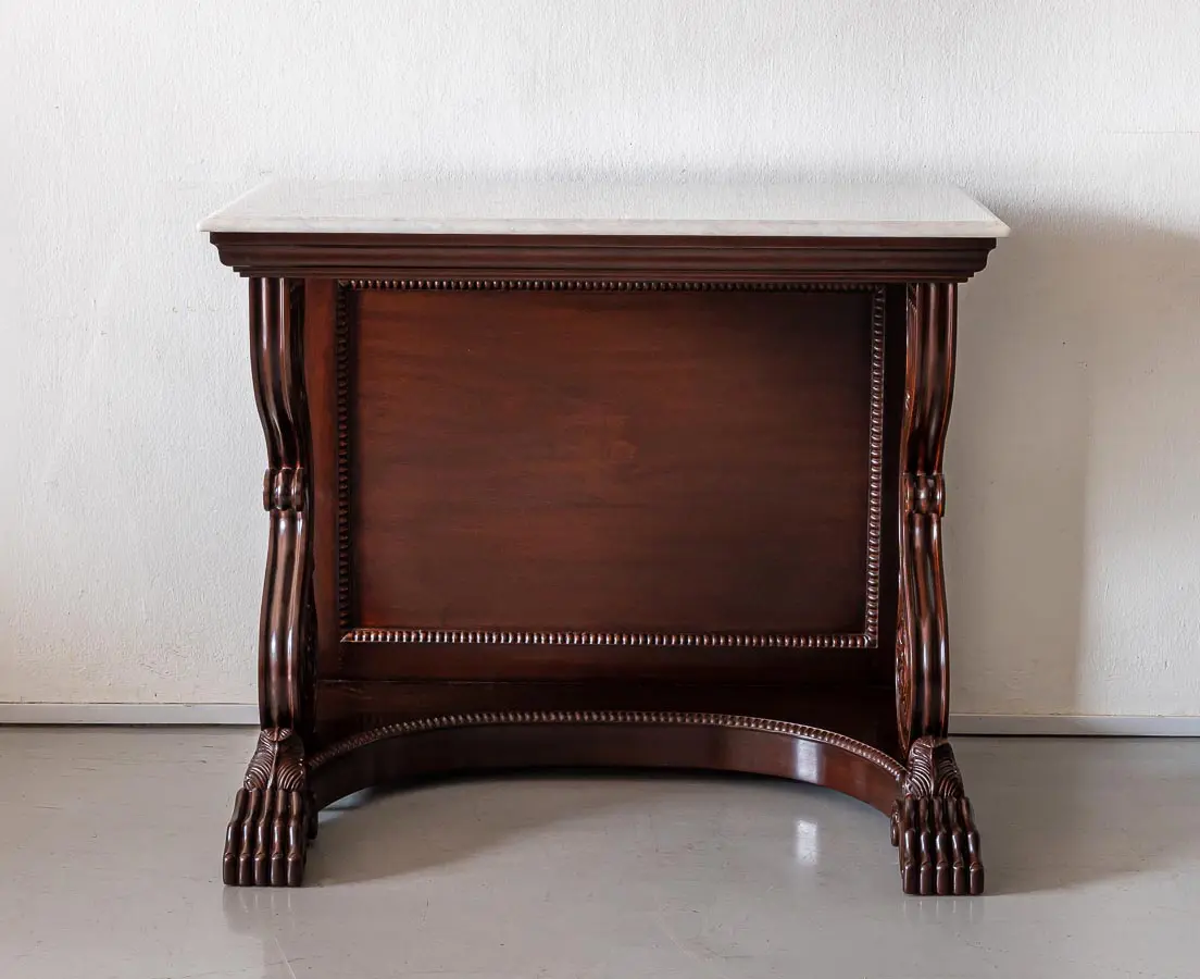 Antique Mahogany Console Table - The Past Perfect Collection - Singapore