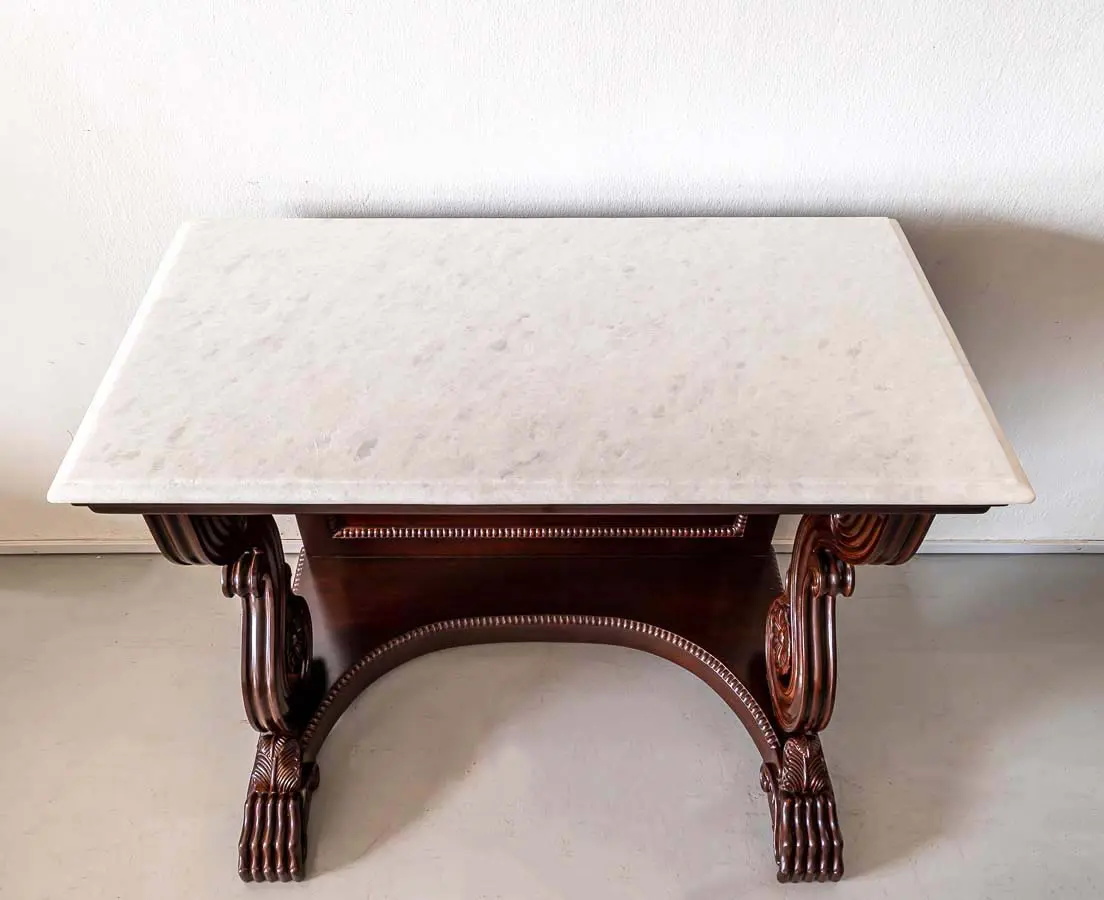 Antique Mahogany Console Table - The Past Perfect Collection - Singapore