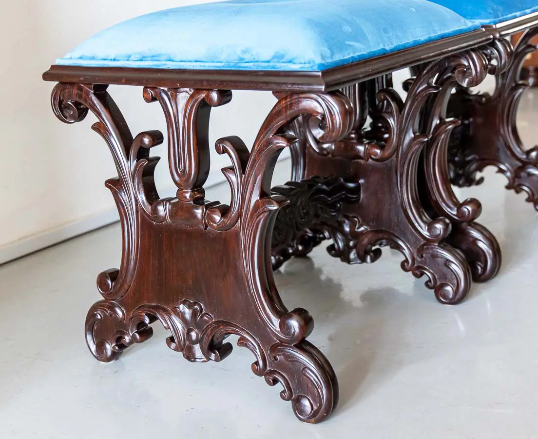 Antique Rosewood Stools - The Past Perfect Collection - Singapore