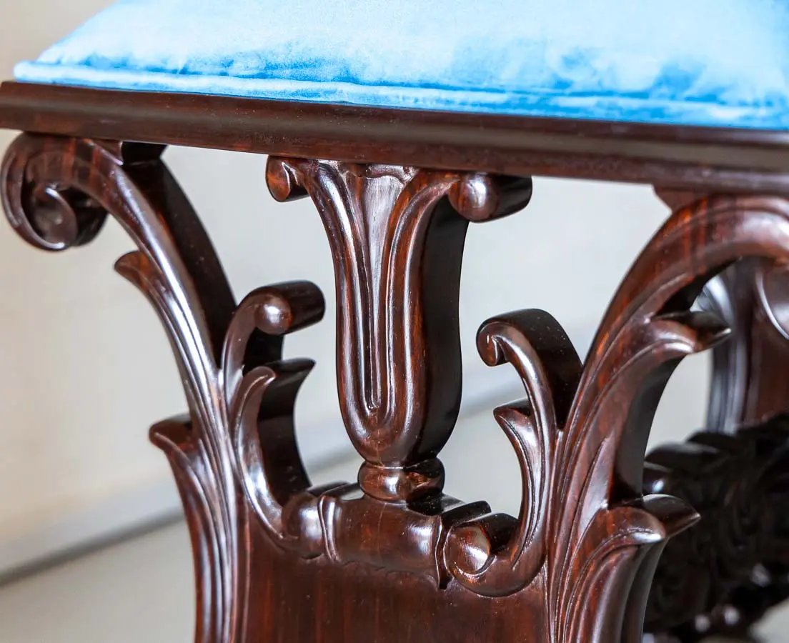 Floral carving - The Past Perfect Collection - Singapore