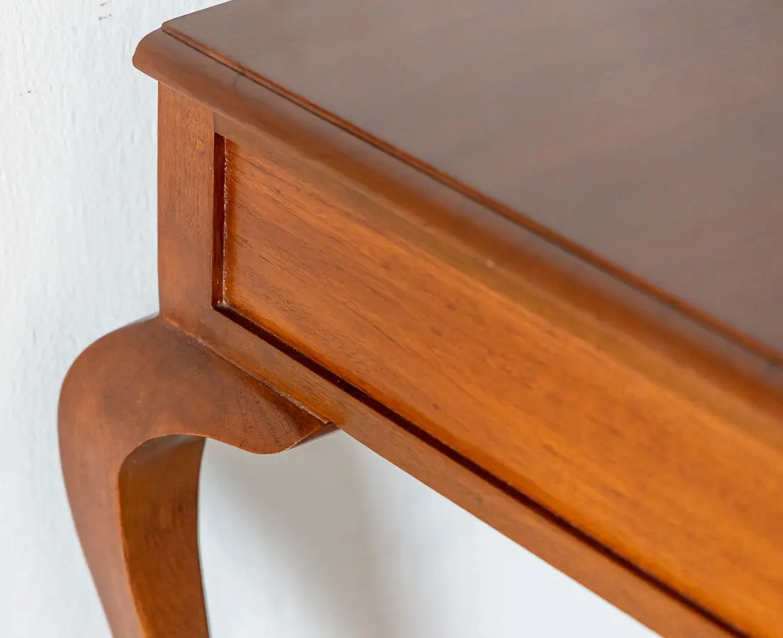 British Colonial Teakwood Writing Table - The Past Perfect Collection - Singapore