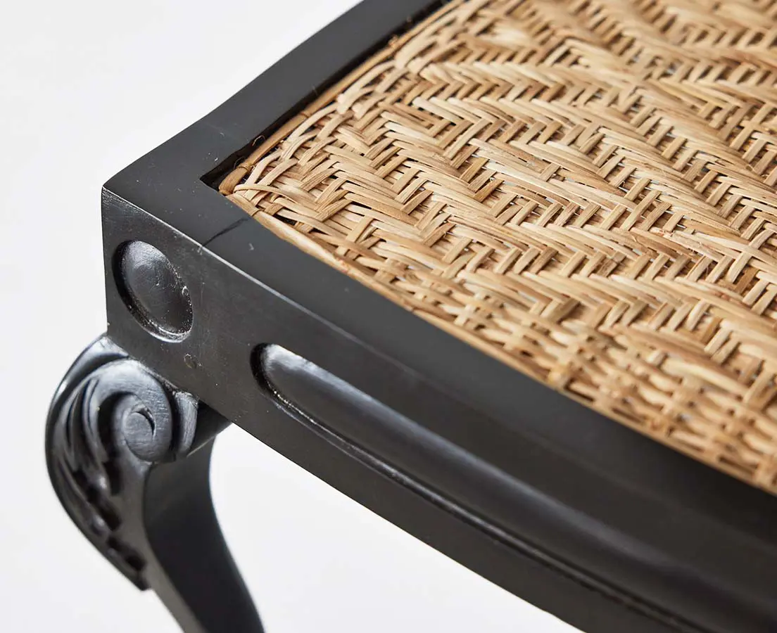 Hand Caned Seat - The Past Perfect Collection -Singapore