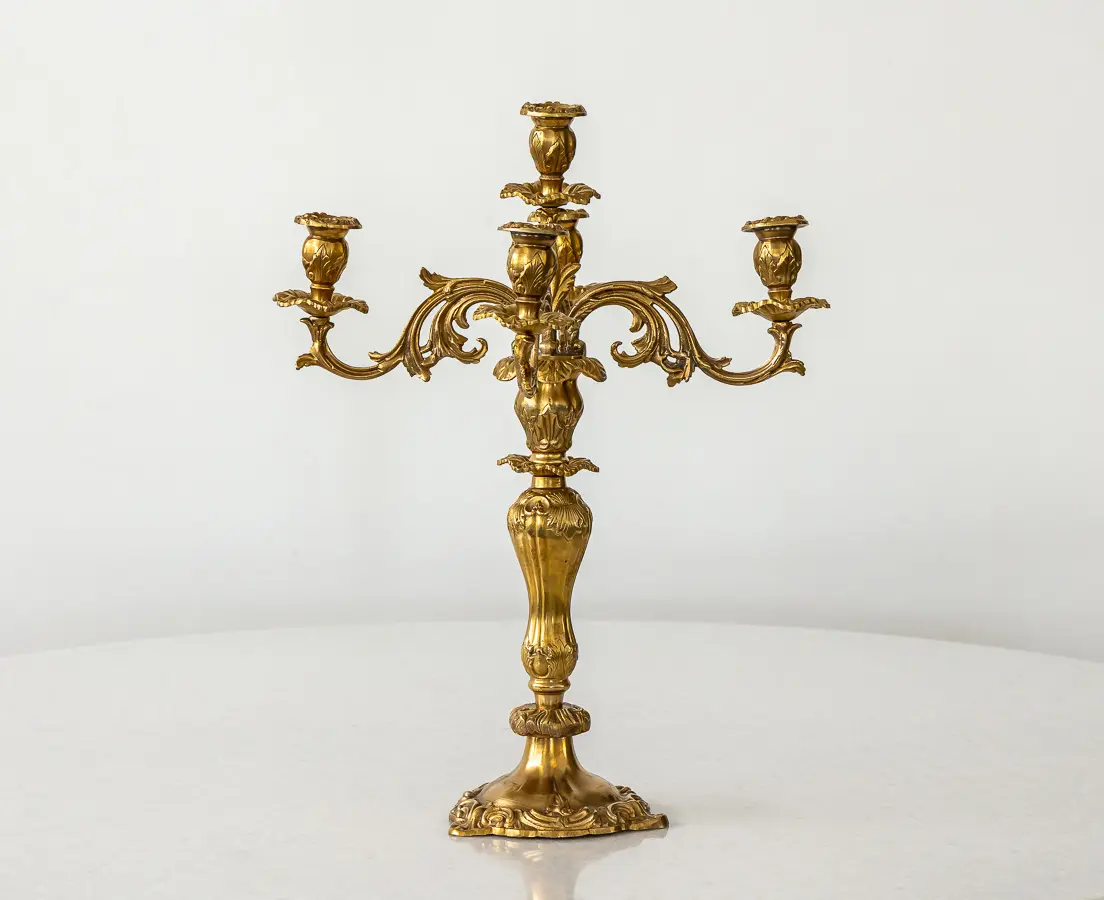 Vintage Brass Candelabra