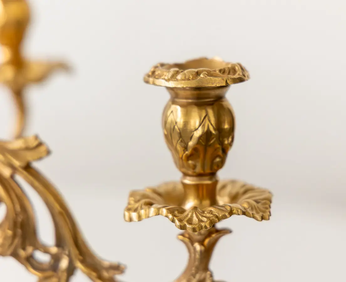 Vintage Brass Candelabra