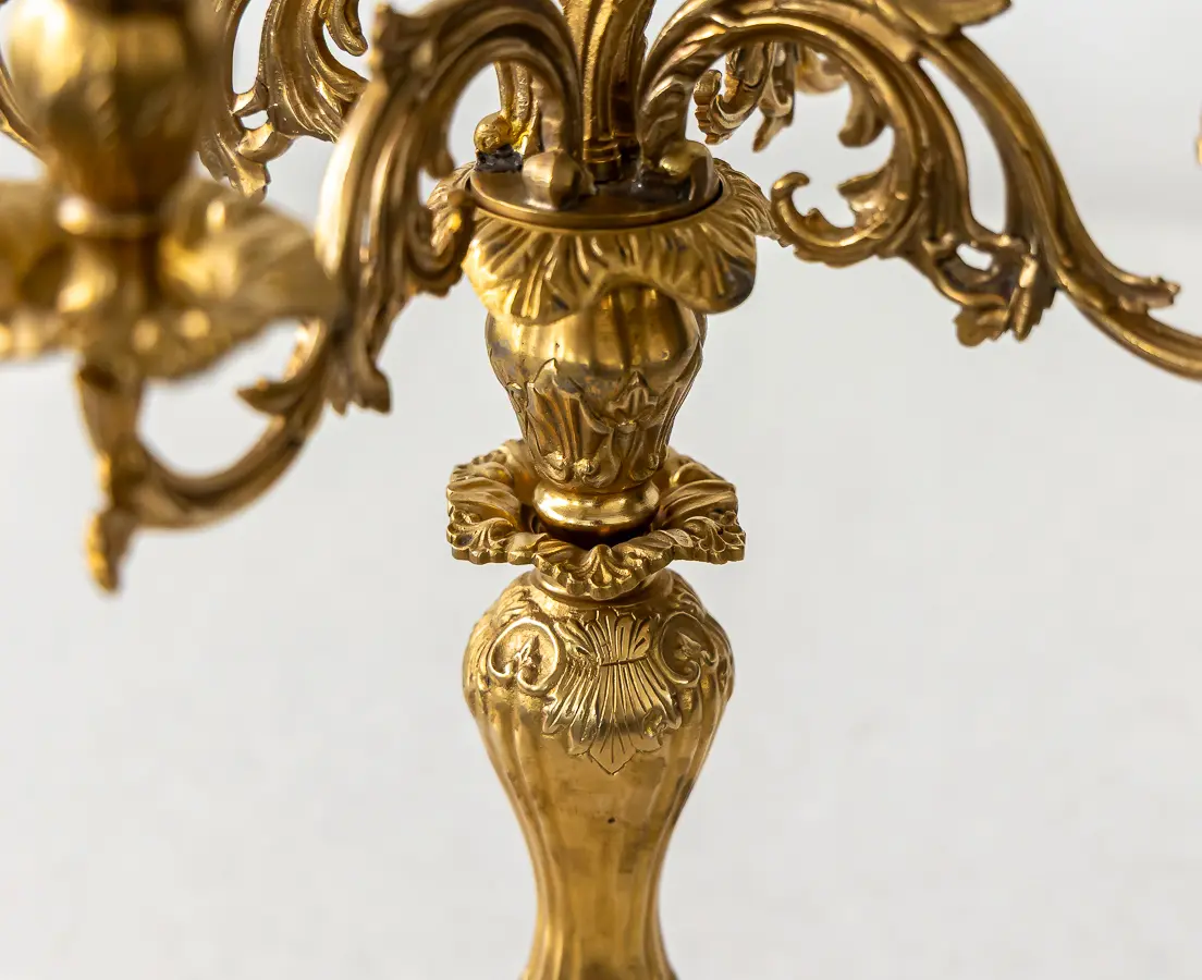 Vintage Brass Candelabra