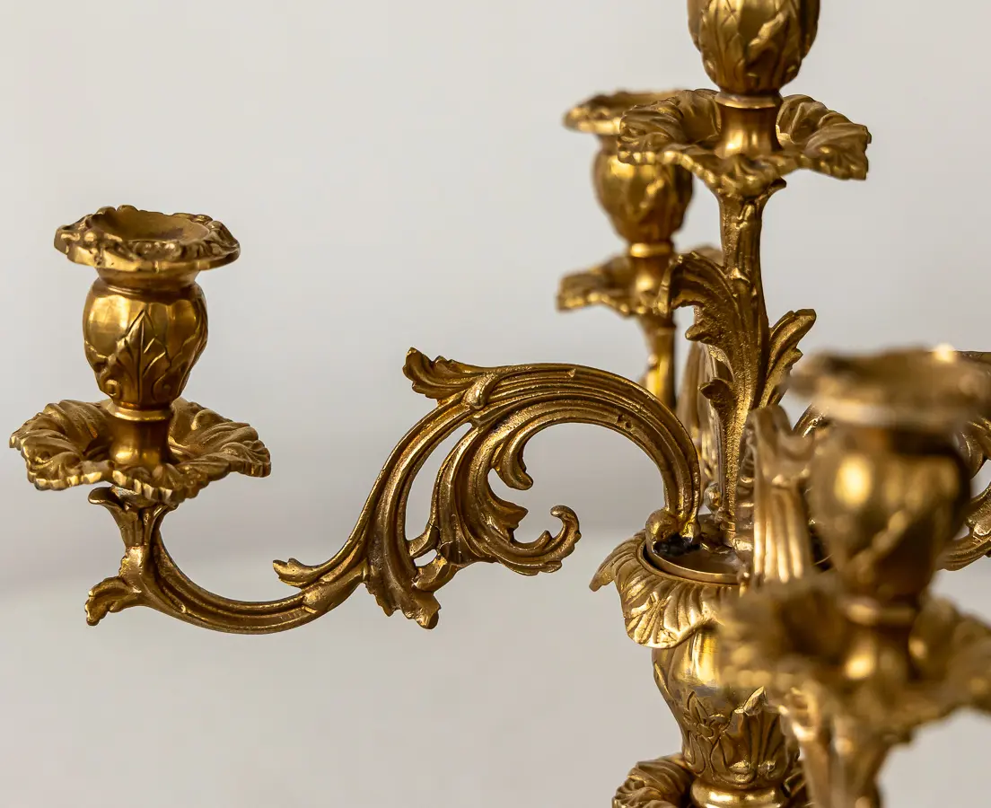 Vintage Brass Candelabra