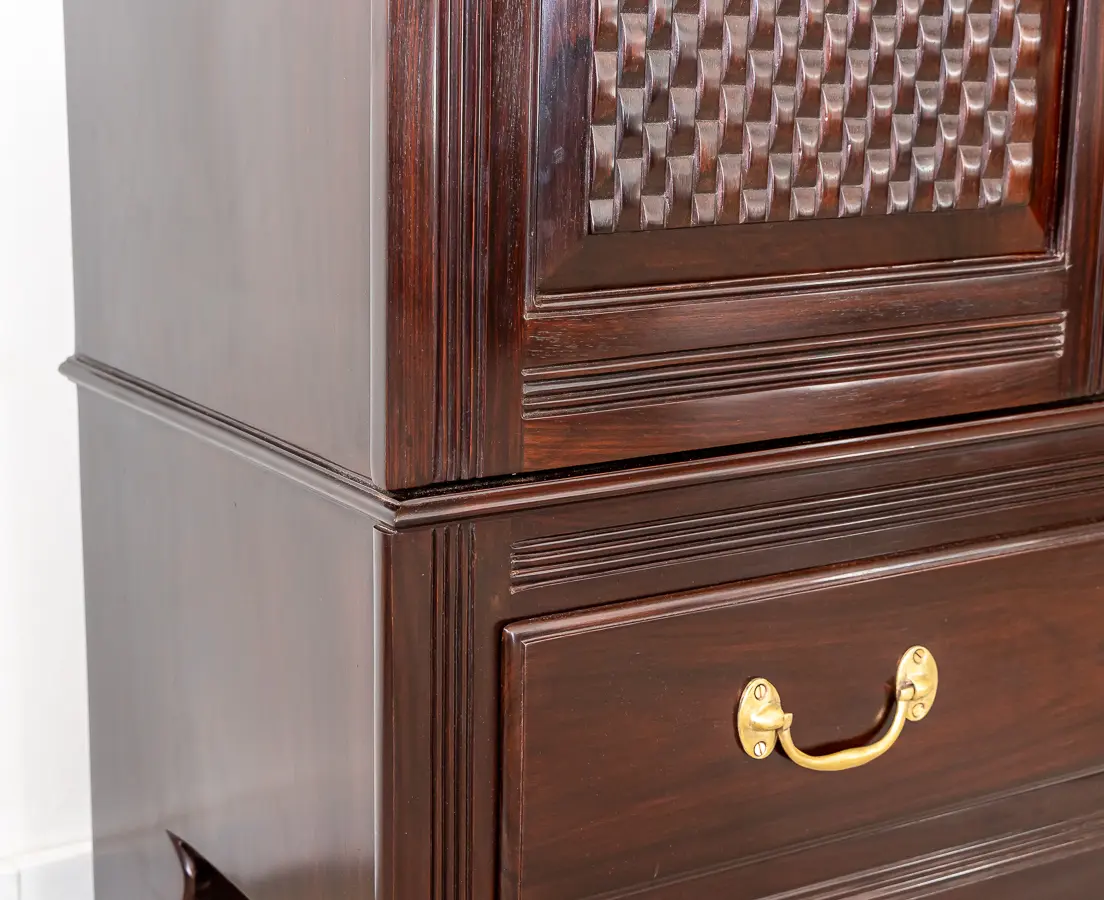 Portuguese Rosewood Cupboard