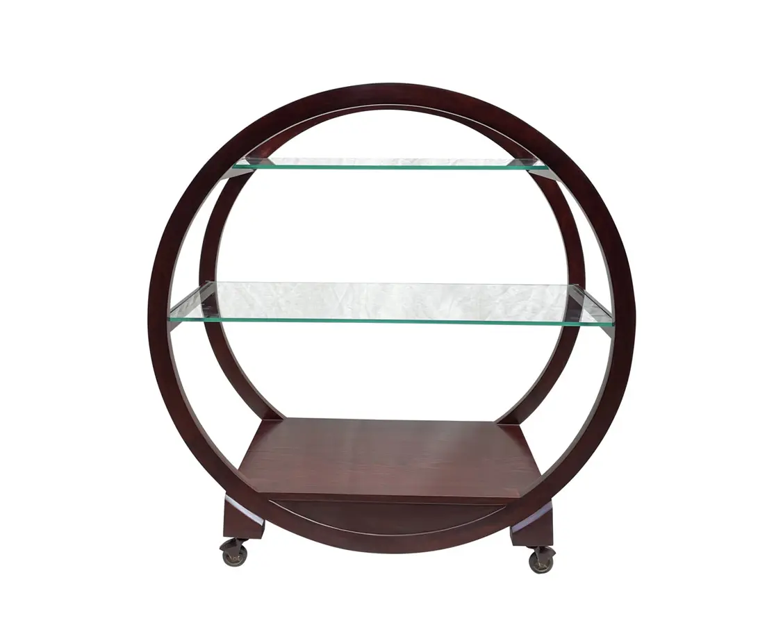 Art Deco Furniture - Art Deco Teakwood Side Table - The Past Perfect Collection - Singapore