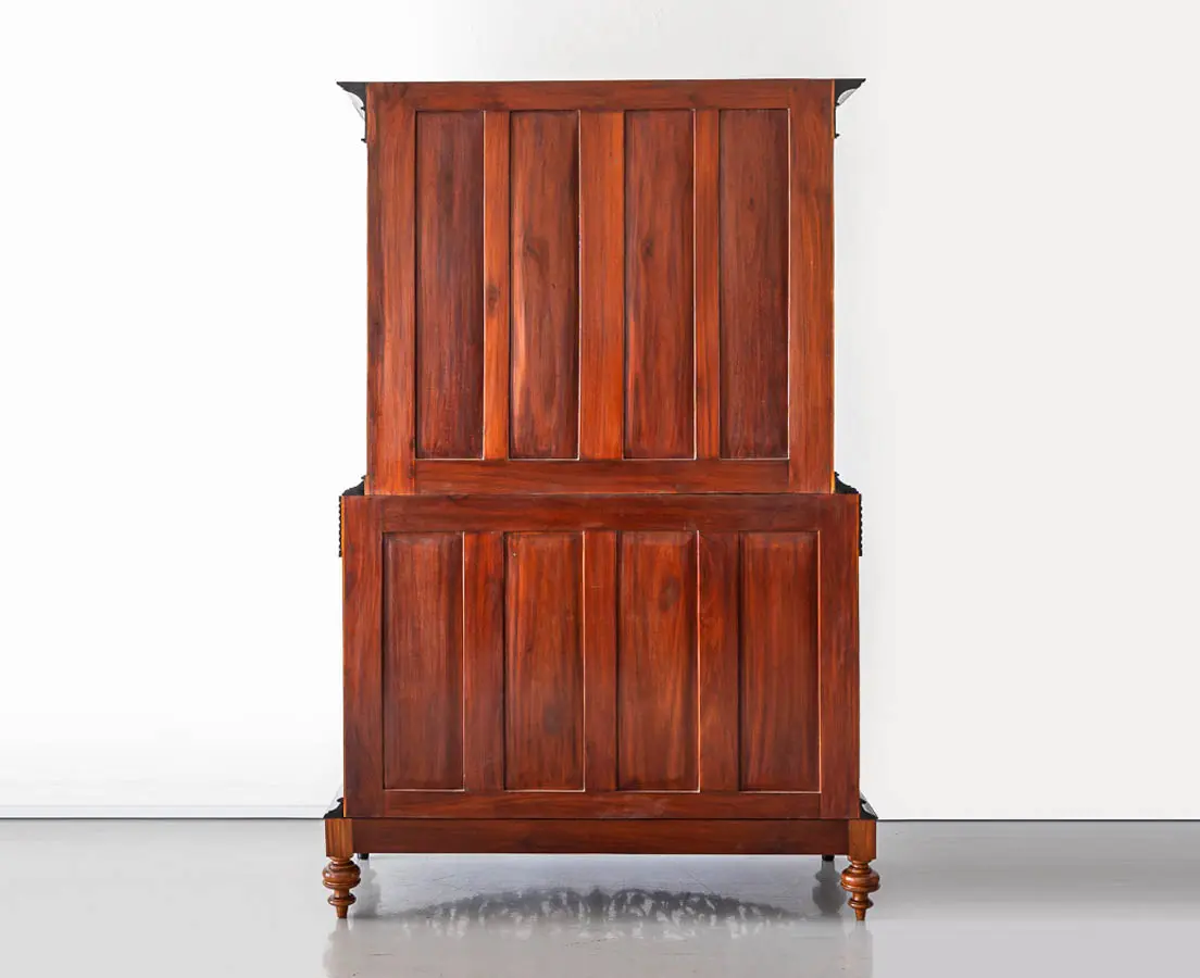 Dutch Colonial Satinwood & Ebony Cupboard - The Past Perfect Collection - Singapore
