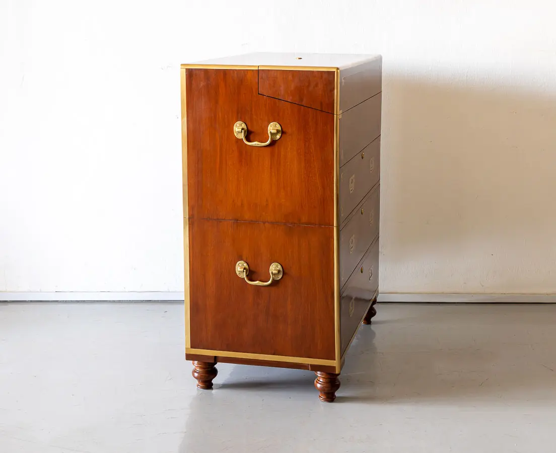 Antique Camphor Secretaire Chest of Drawers - The Past Perfect Collection - Singapore