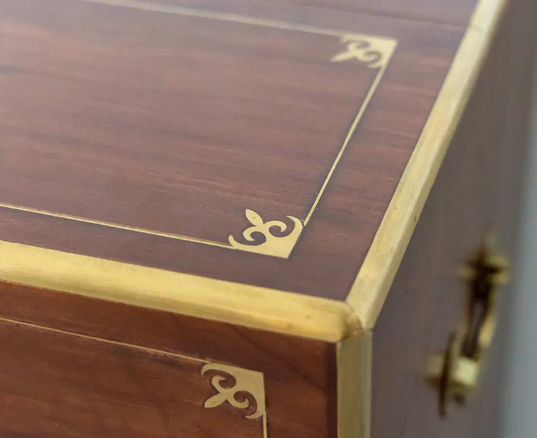 Antique Camphor Secretaire Chest of Drawers - The Past Perfect Collection - Singapore