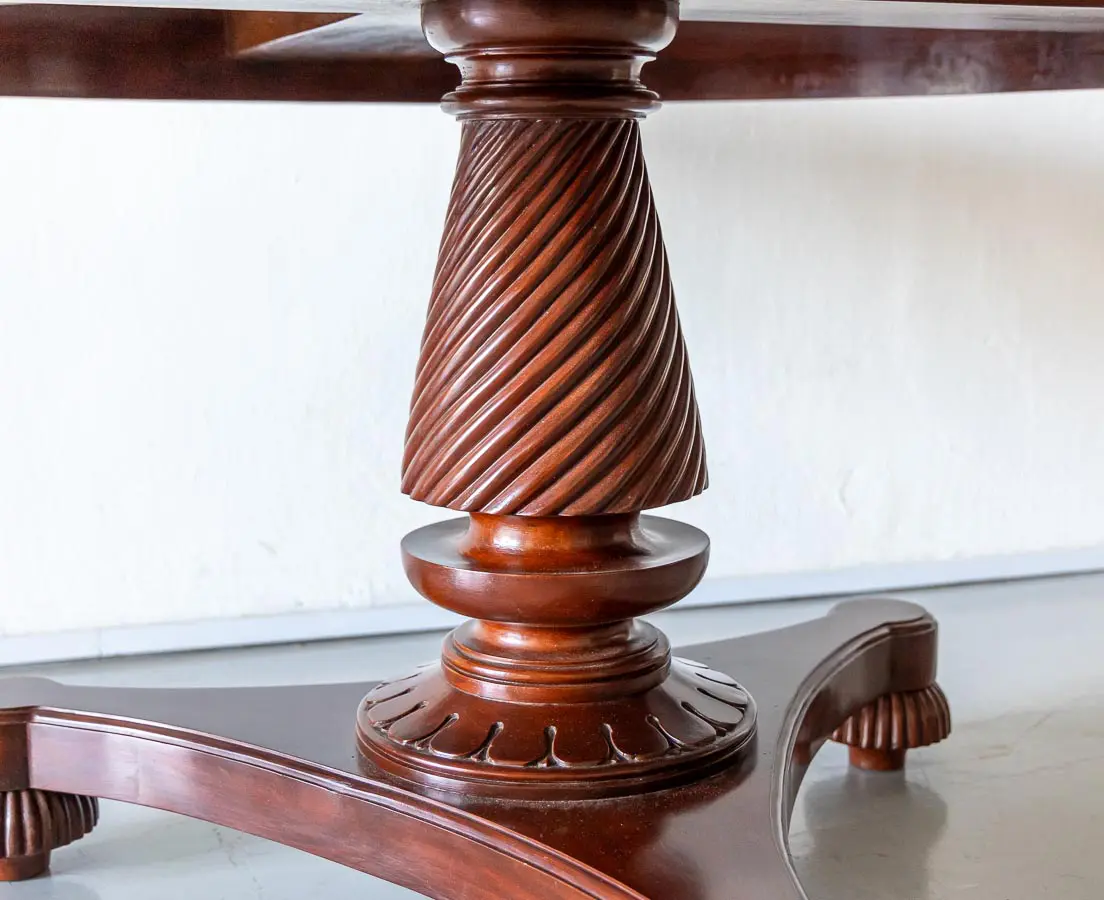 Antique Mahogany Marble Topped Table - The Past Perfect Collection - Singapore