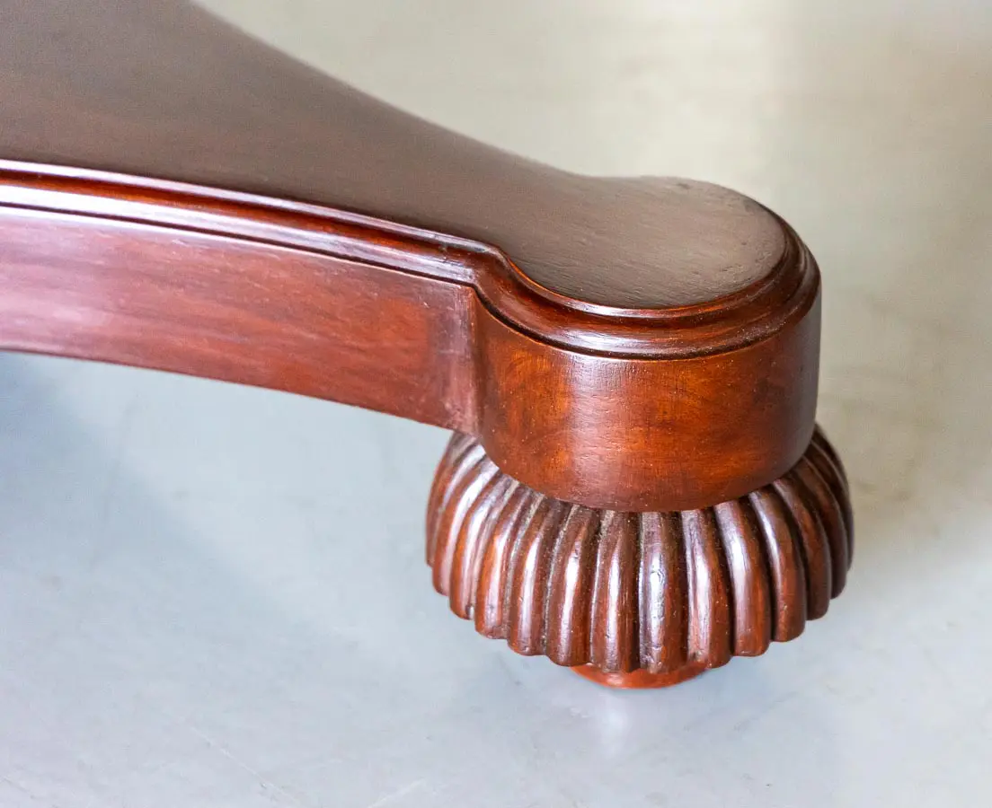 Antique Mahogany Marble Topped Table - The Past Perfect Collection - Singapore