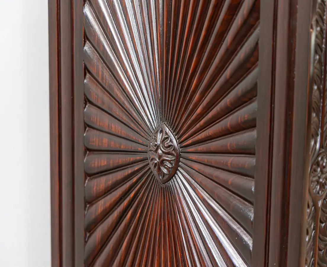 Rosewood vine Carved Sideboard