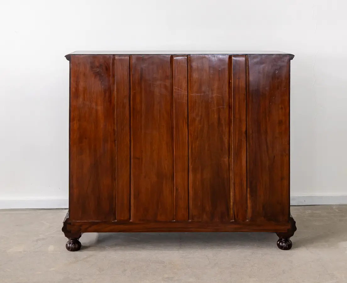 Rosewood vine Carved Sideboard