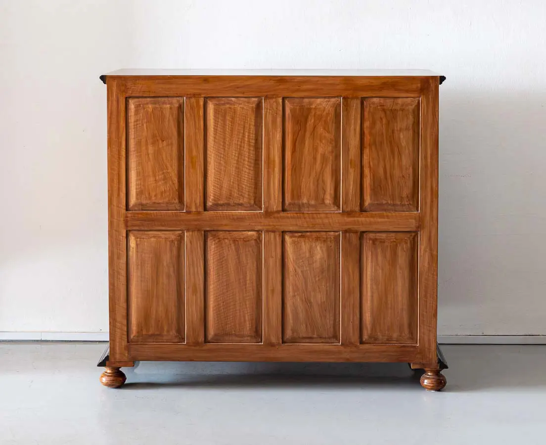 British Colonial Camphor and Ebony Chest of Drawers - The Past Perfect Collection - Singapore