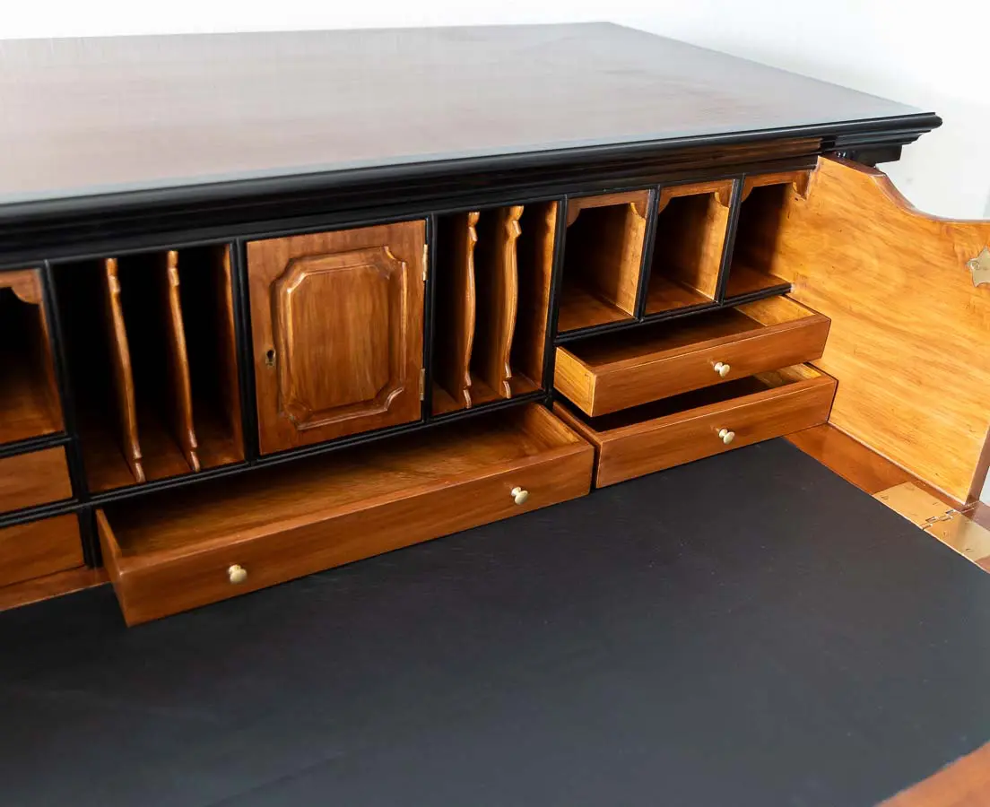 British Colonial Camphor and Ebony Chest of Drawers - The Past Perfect Collection - Singapore