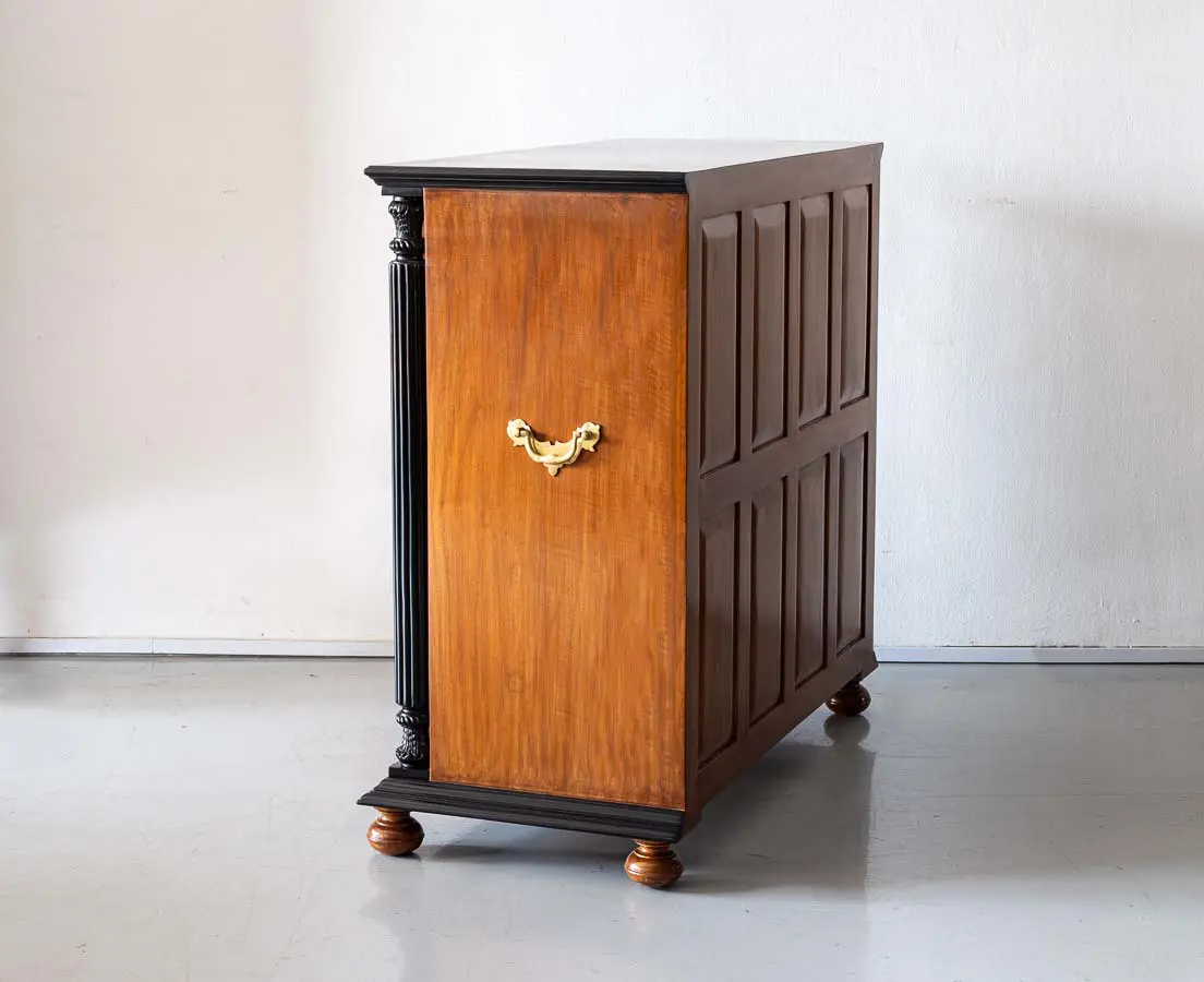 British Colonial Camphor and Ebony Chest of Drawers - The Past Perfect Collection - Singapore