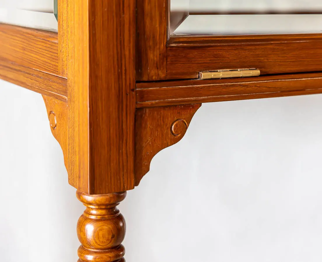 British Colonial Teakwood Display Table - The Past Perfect Collection - Singapore