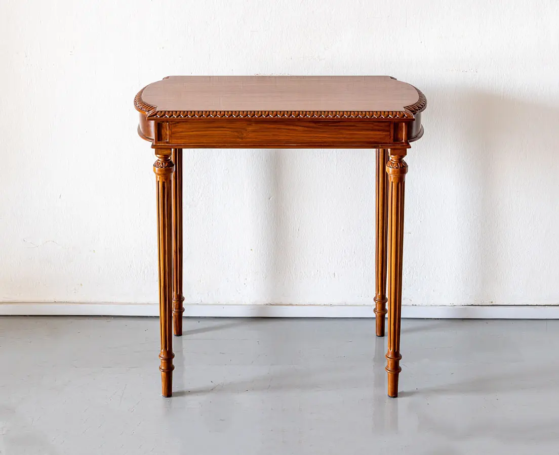 British Colonial Teakwood Occasional Table - The Past Perfect Collection - Singapore