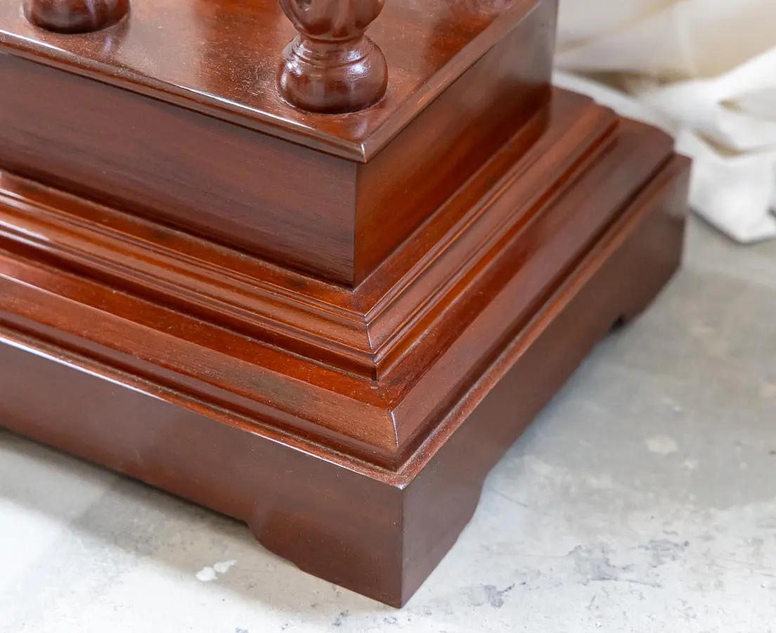 Pair of British Colonial Mahogany Plant Stands - The Past Perfect Collection Singapore