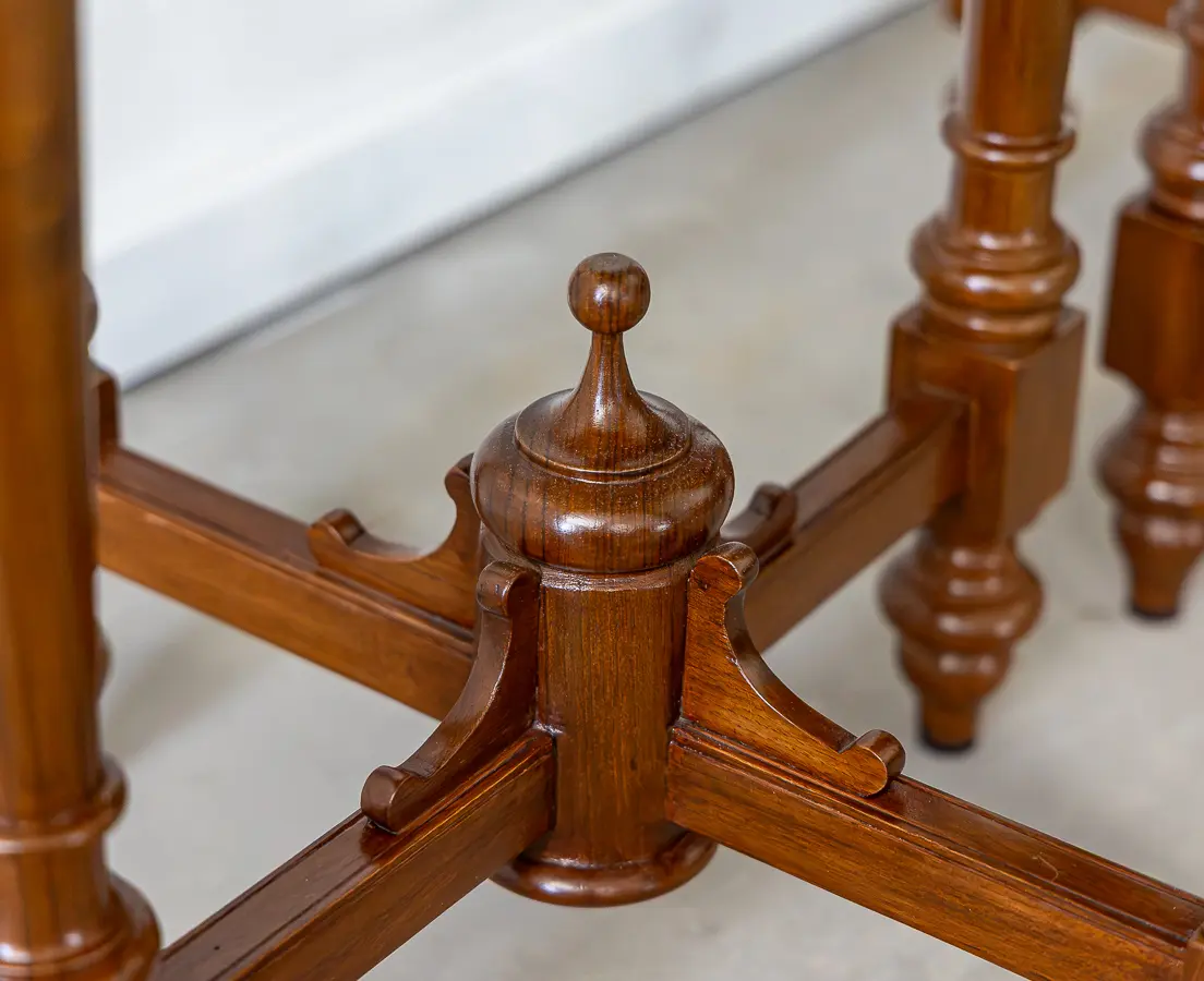 Teakwood Side Tables Pair