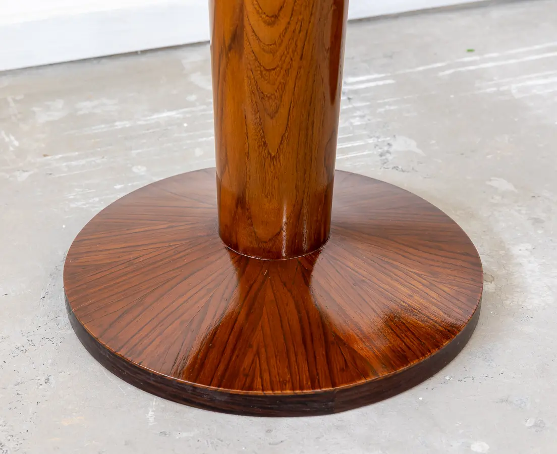 Teakwood Art Deco Pair of Side Tables