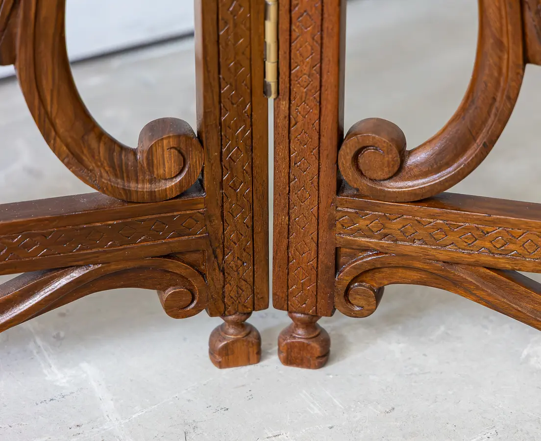 Teakwood Caned Divider
