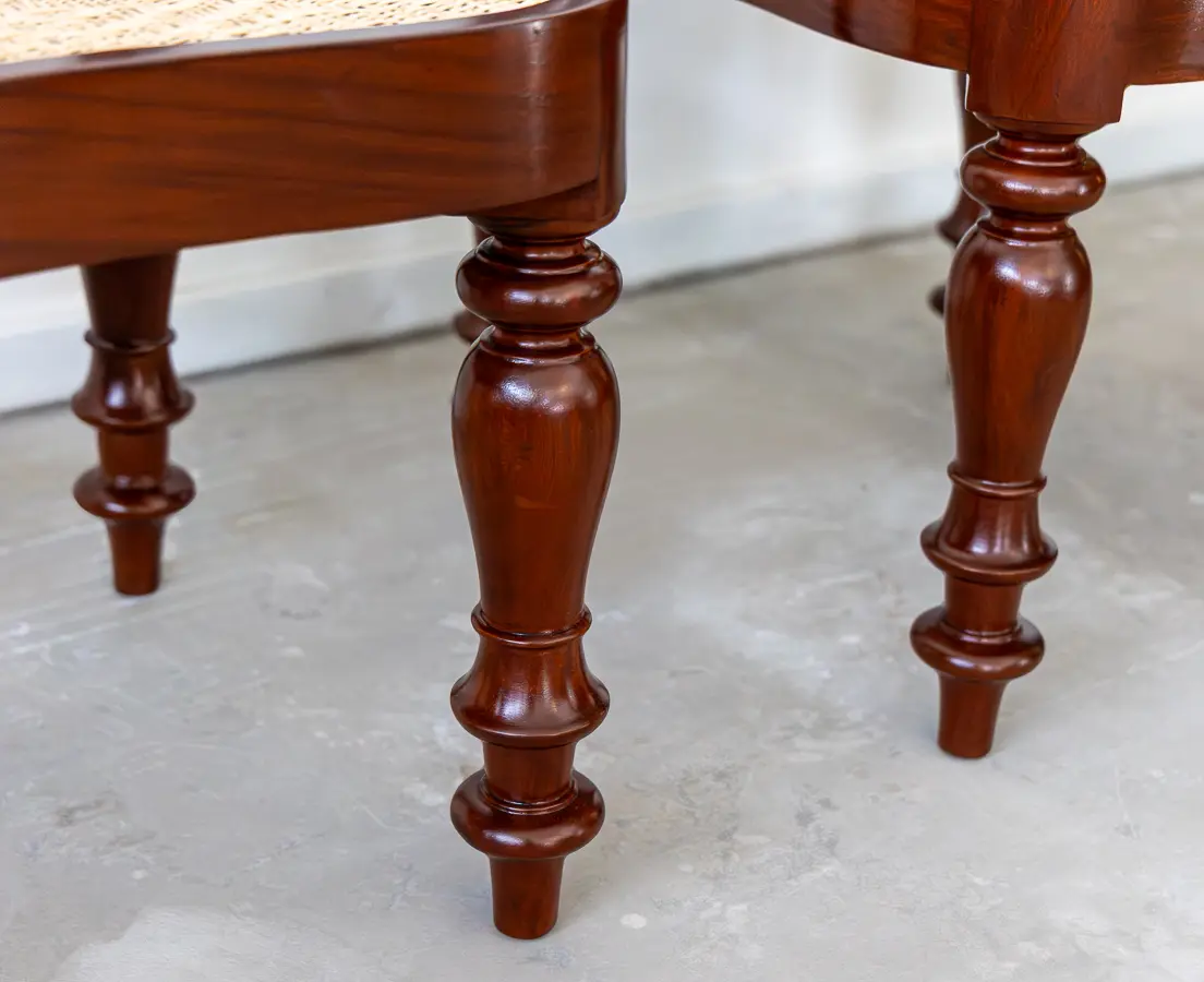 Mahogany Pair of Corner Chairs