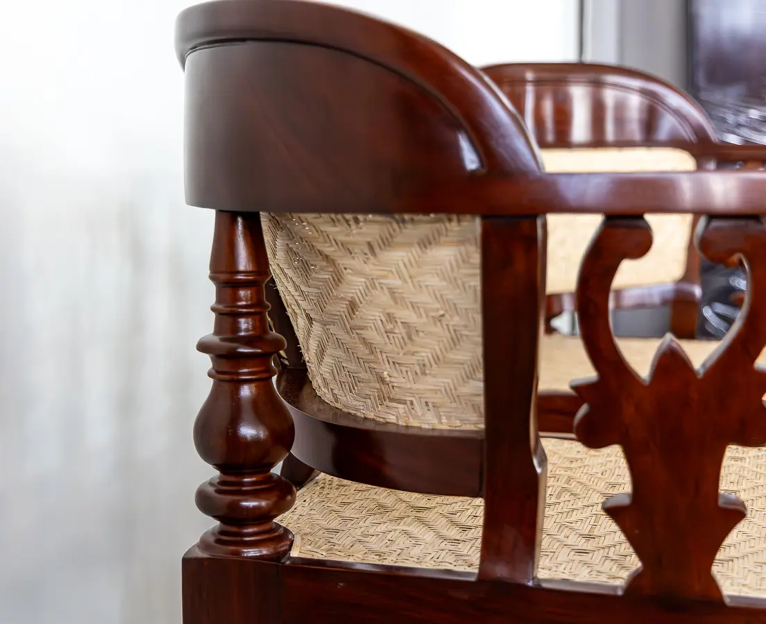 Mahogany Pair of Corner Chairs
