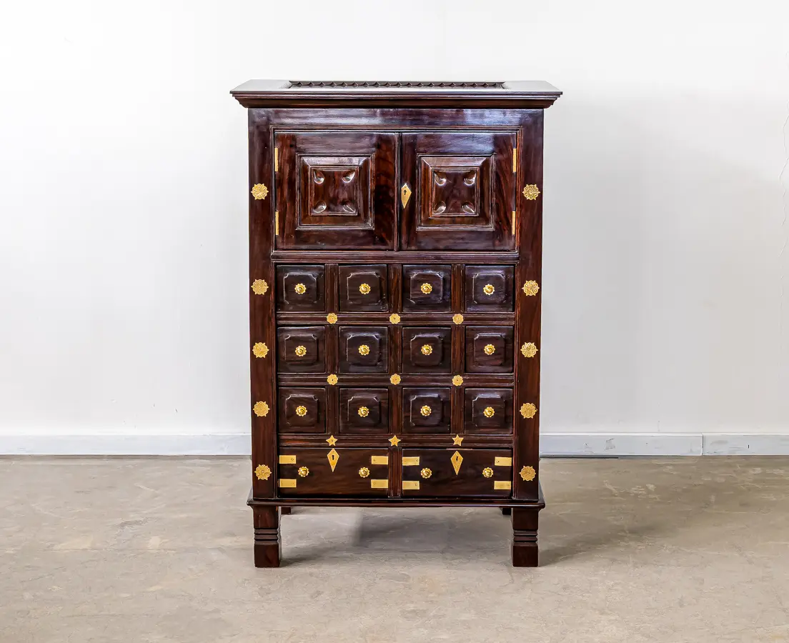 Rosewood Spice Cabinet