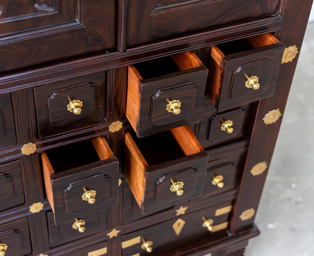 Rosewood Spice Cabinet