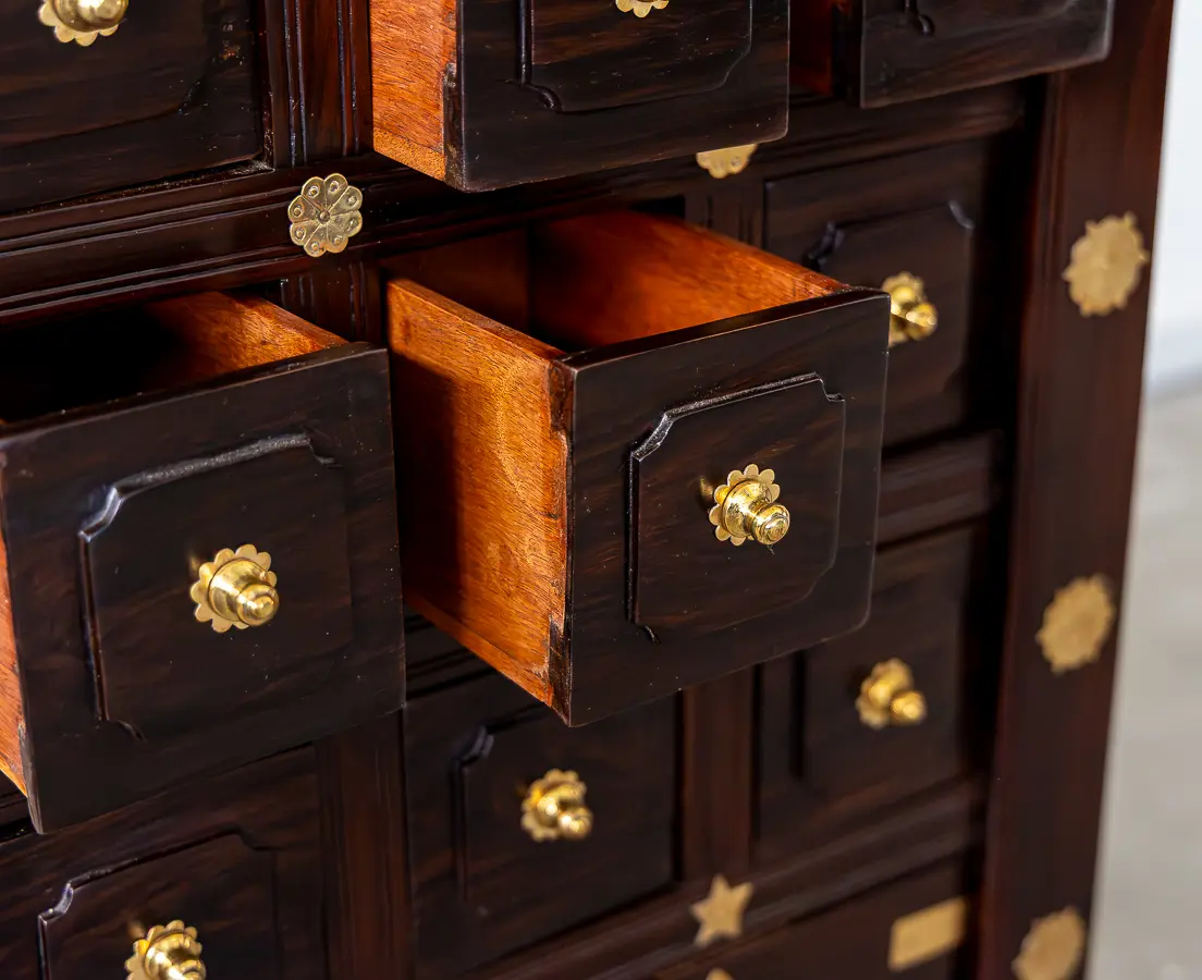 Rosewood Spice Cabinet