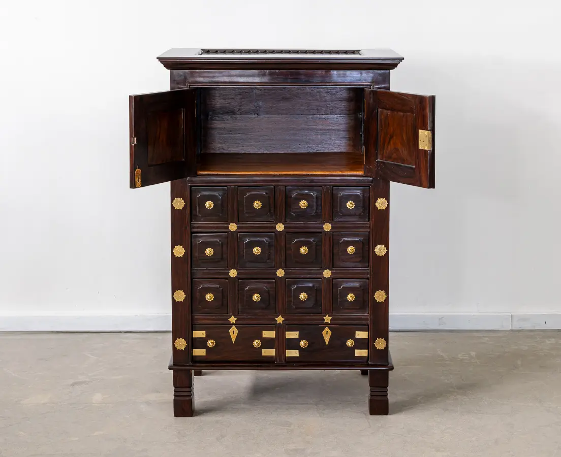 Rosewood Spice Cabinet