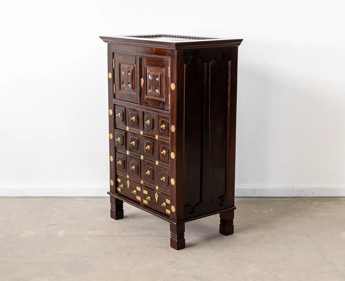 Rosewood Spice Cabinet